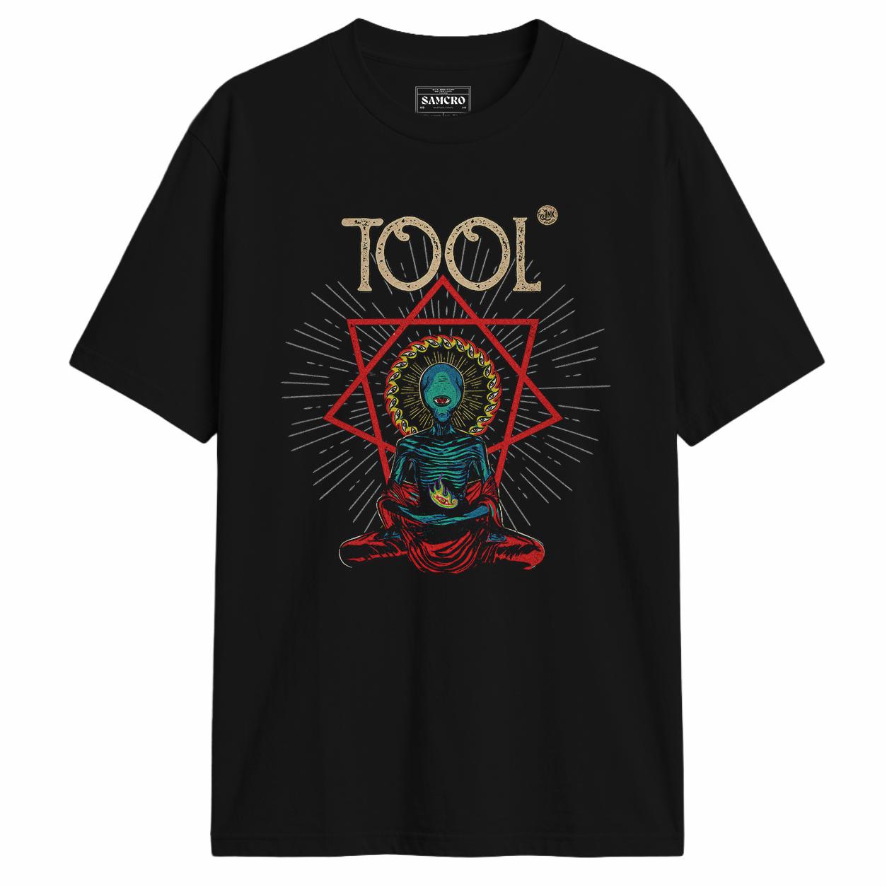Tool - Meditacion Hexagrama en color Negro — vista frontal