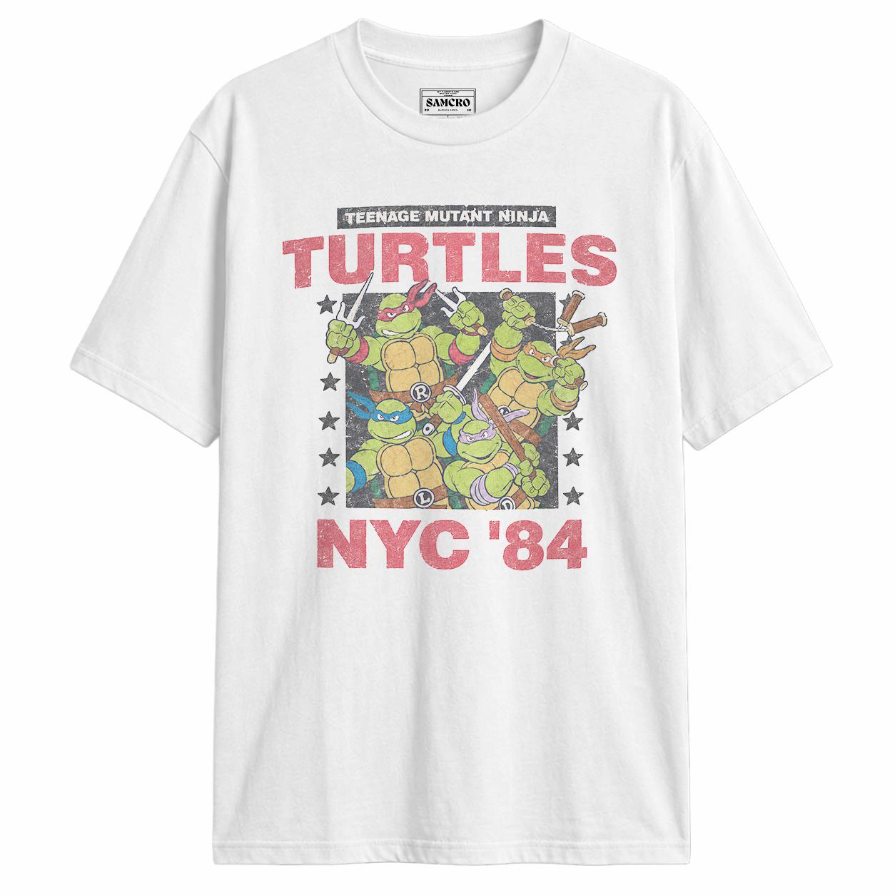 Tortugas Ninja - NYC 84 en color Blanco — vista frontal