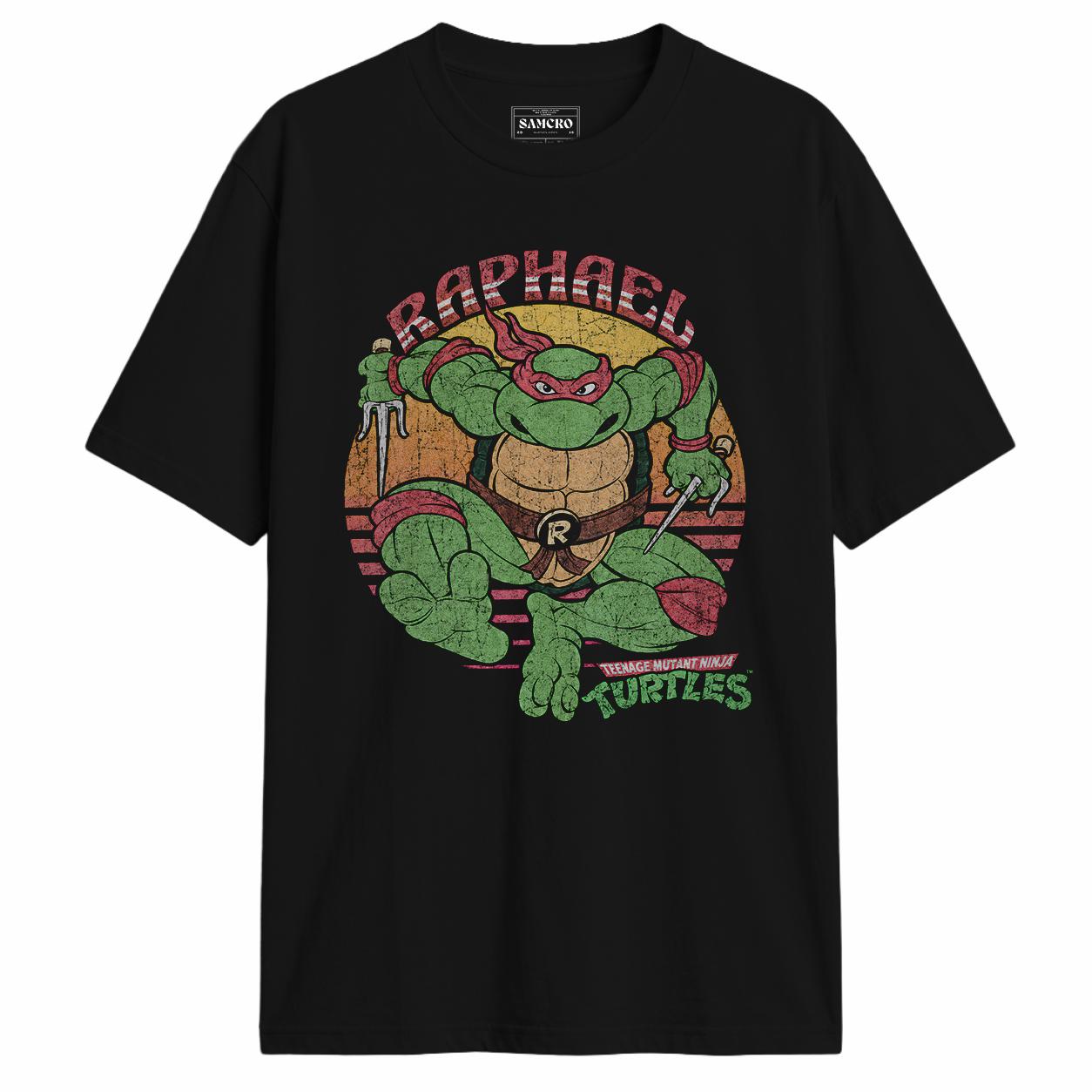Tortugas Ninja - Raphael Sunset Sai en color Negro — vista frontal