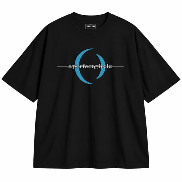 A Perfect Circle - Logo Azul — Unisex oversize, Negro