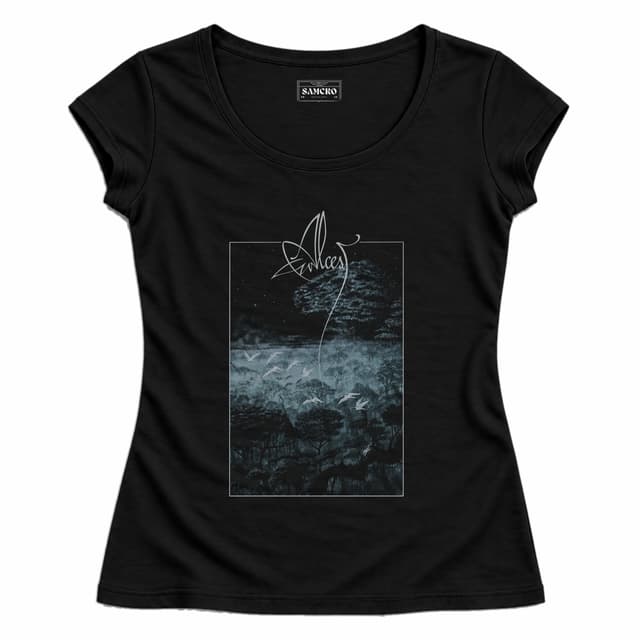 Alcest - Amethyste — Mujer entallada, Negro