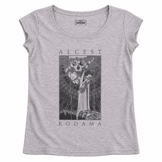 Alcest - Faces Skull Inverted — Mujer recta, Gris