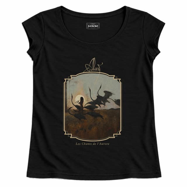 Alcest - Les Chants de Laurore North American Tour 2025 — Mujer recta, Negro