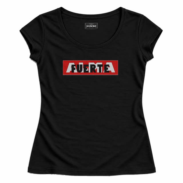 Almafuerte 1 — Mujer entallada, Negro