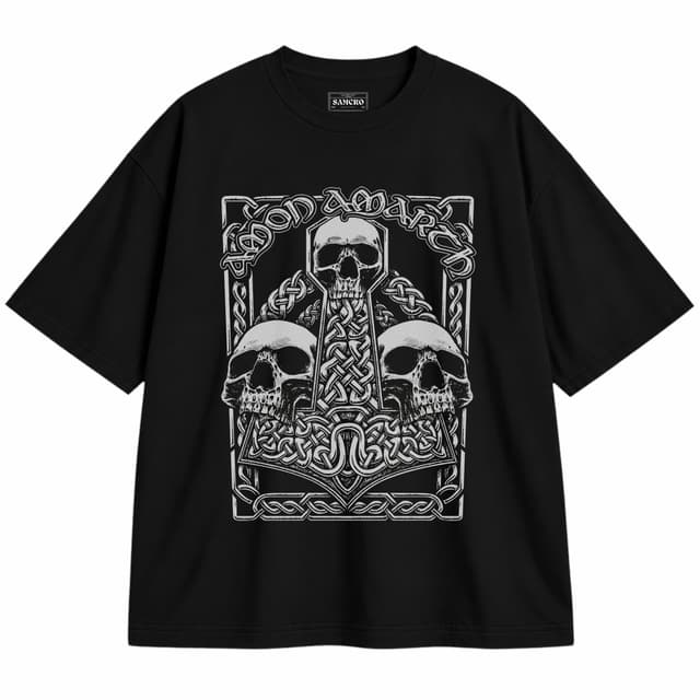 Amon Amarth 15 — Unisex oversize, Negro