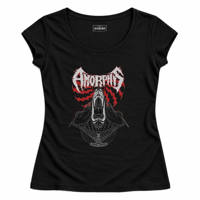 Amorphis - Bear — Mujer entallada, Negro