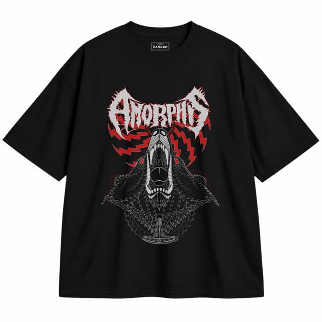 Amorphis - Bear — Unisex oversize, Negro