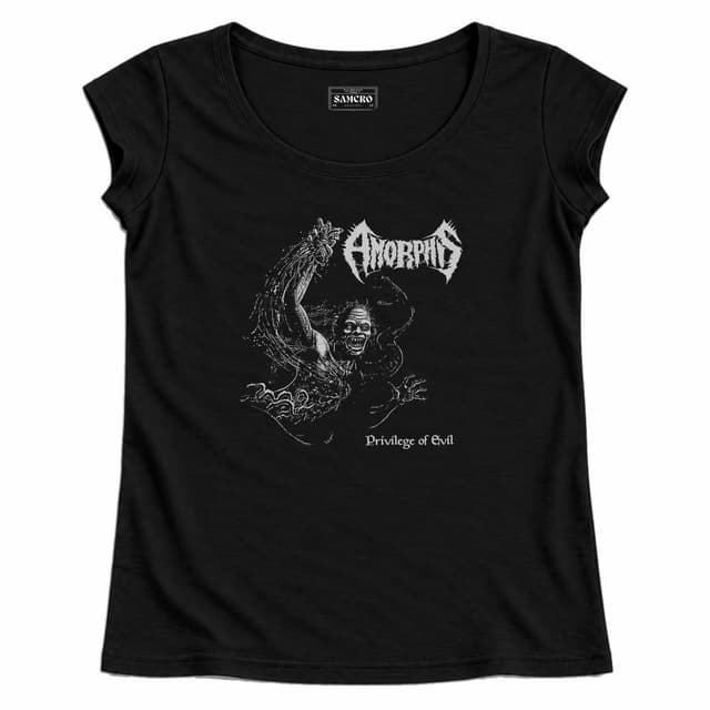 Amorphis - Privilege of Evil — Mujer recta, Negro