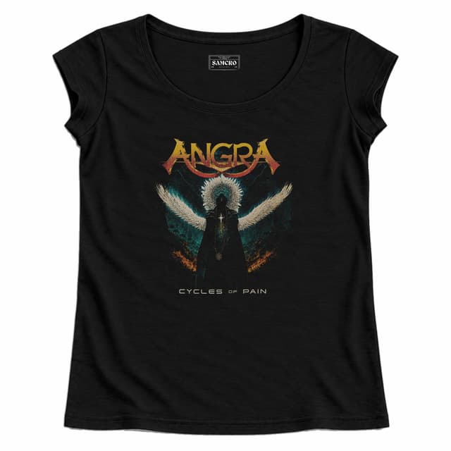 Angra - Cycles of Pain V1 and 8211 — Mujer recta, Negro