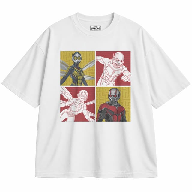Ant Man 2 — Unisex oversize, Blanco