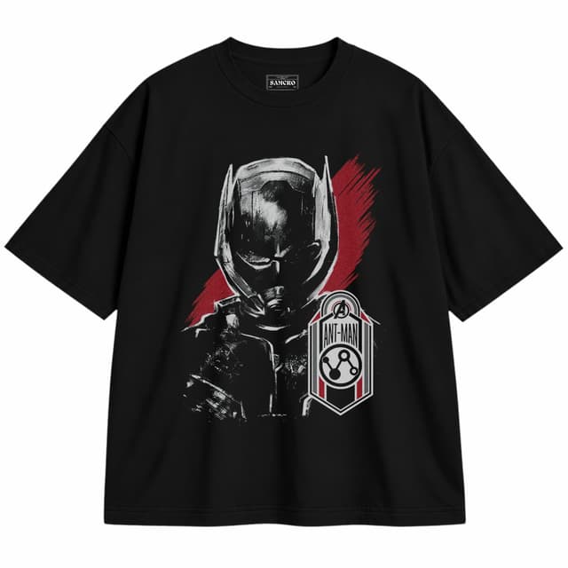 Ant Man 4 — Unisex oversize, Negro