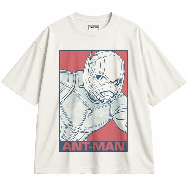 Ant Man 8 — Unisex oversize, Crema