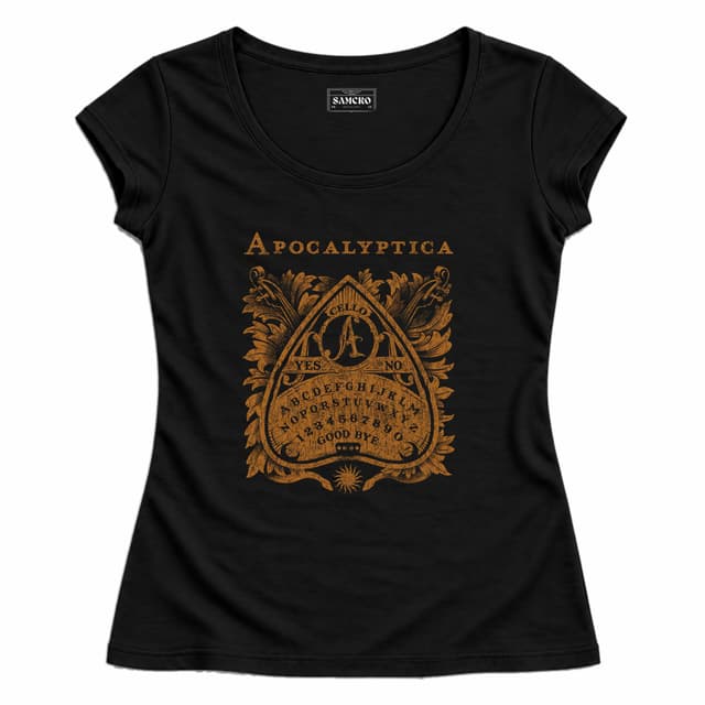 Apocalyptica - Ouija — Mujer entallada, Negro