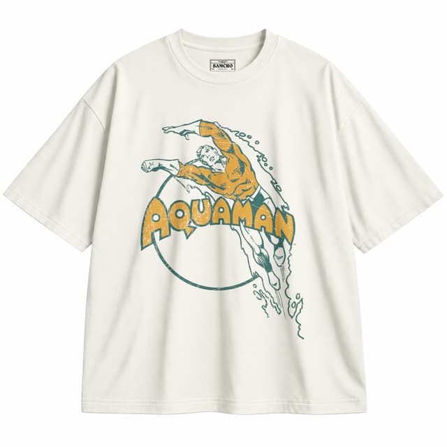 Aquaman 1 — Unisex oversize, Crema