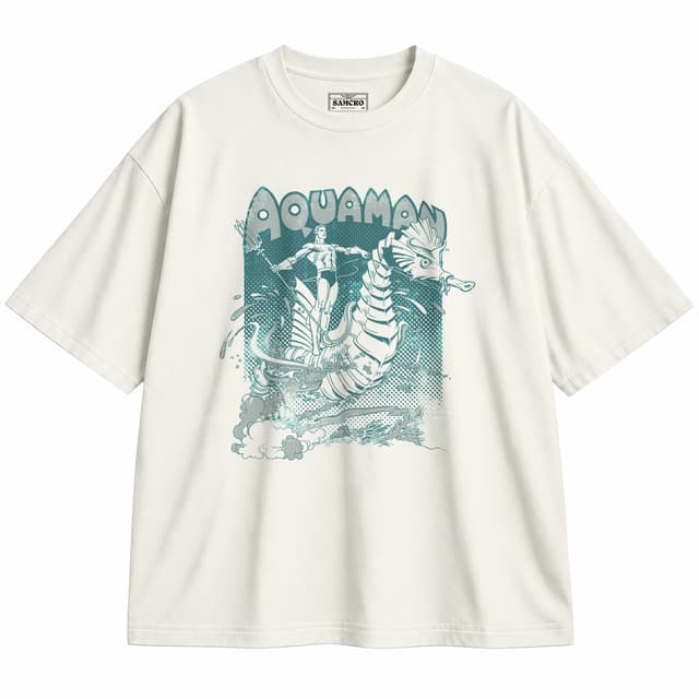 Aquaman 2 — Unisex oversize, Crema