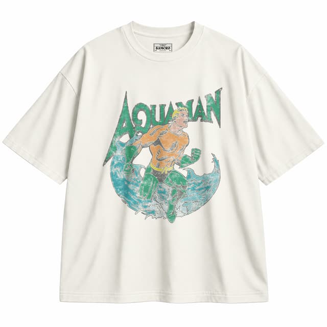 Aquaman 4 — Unisex oversize, Crema