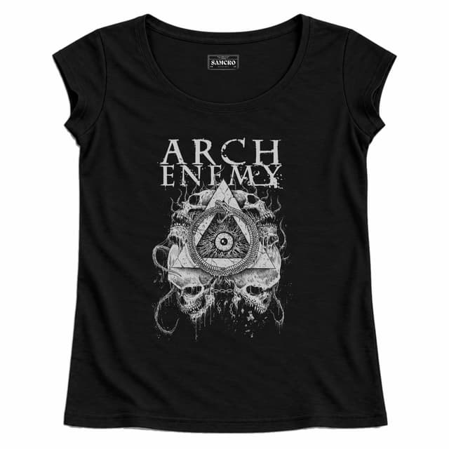 Arch Enemy 1 — Mujer recta, Negro