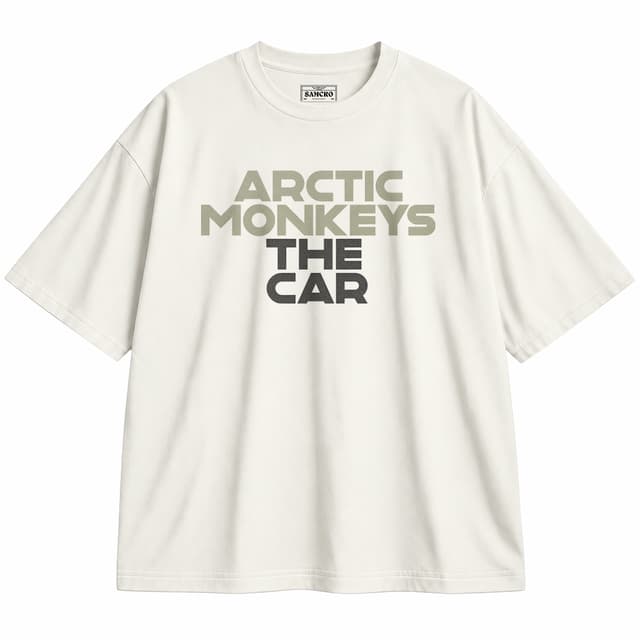 Arctic Monkeys 9 — Unisex oversize, Crema