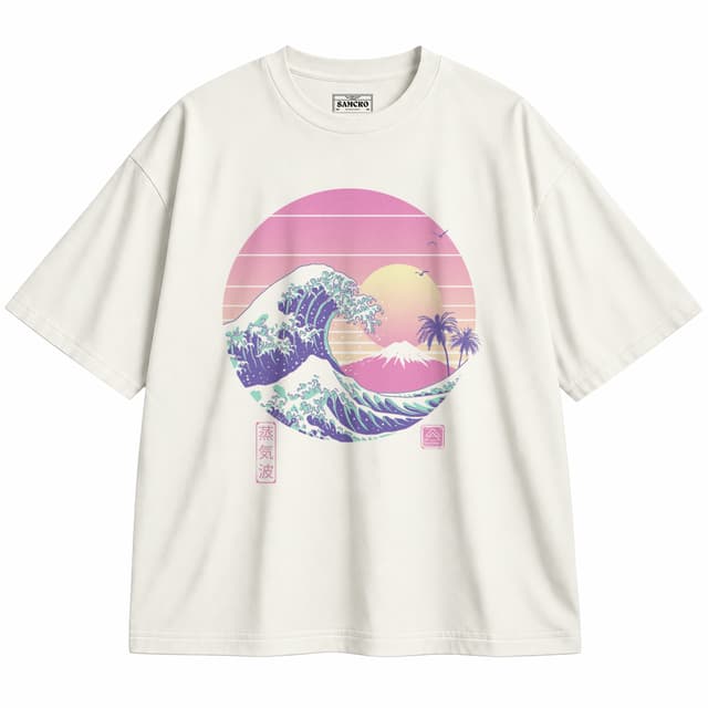 ARTE JAPONÉS 11 — Unisex oversize, Crema