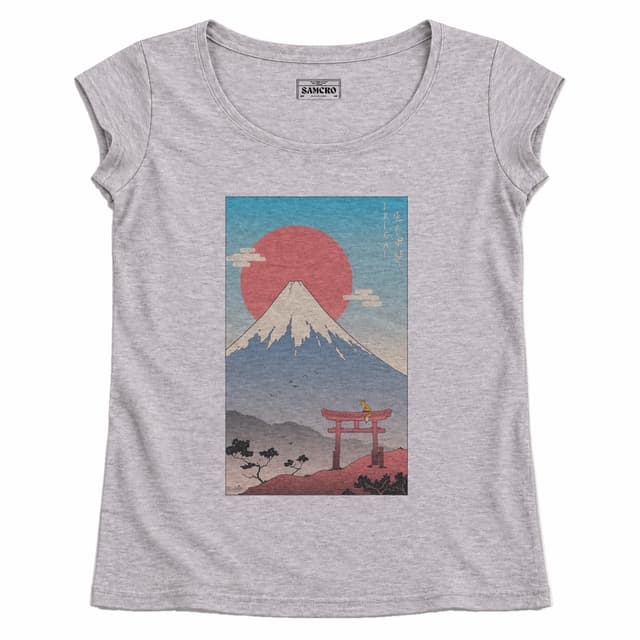 ARTE JAPONÉS 16 — Mujer recta, Gris