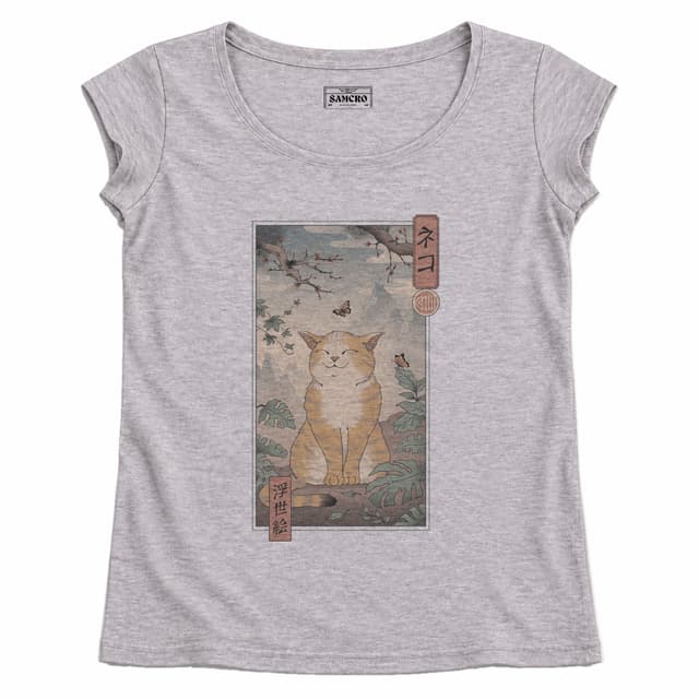 ARTE JAPONÉS 18 — Mujer recta, Gris
