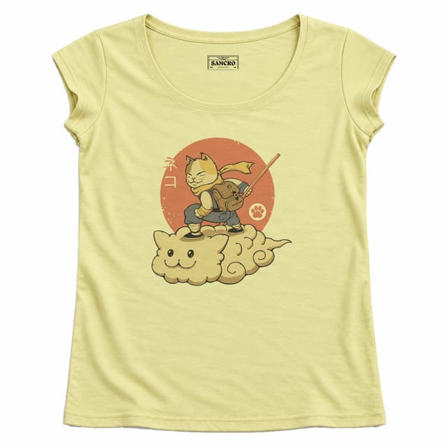 ARTE JAPONÉS 2 — Mujer recta, Amarillo