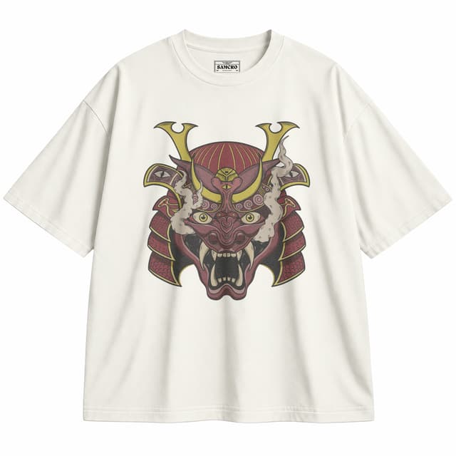 ARTE JAPONÉS 24 — Unisex oversize, Crema