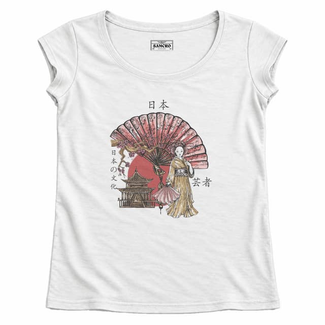 ARTE JAPONÉS 25 — Mujer recta, Blanco