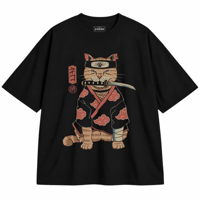 Arte japonés 29 — Unisex oversize, Negro
