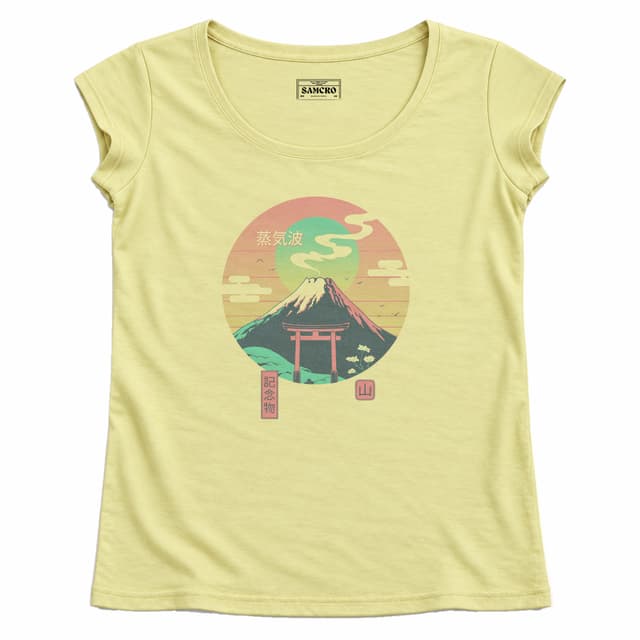 ARTE JAPONÉS 4 — Mujer recta, Amarillo