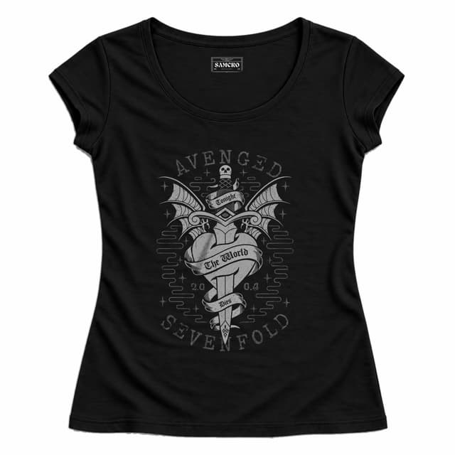 Avenged Sevenfold - Cloak and Dagger — Mujer entallada, Negro