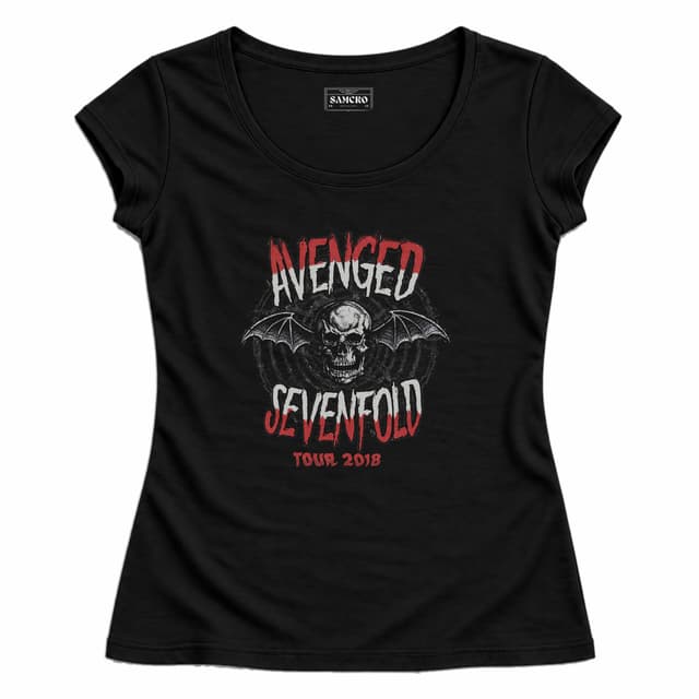 Avenged Sevenfold - Tour 18 — Mujer entallada, Negro
