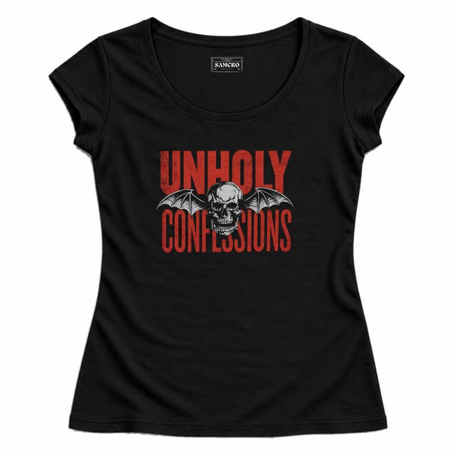Avenged Sevenfold - Unholy Confessions — Mujer entallada, Negro