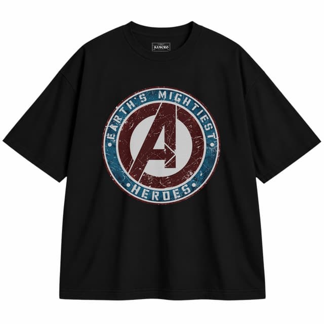 Avengers 24 — Unisex oversize, Negro