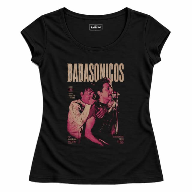 Babasónicos - Pasto Presente y Futuro — Mujer entallada, Negro