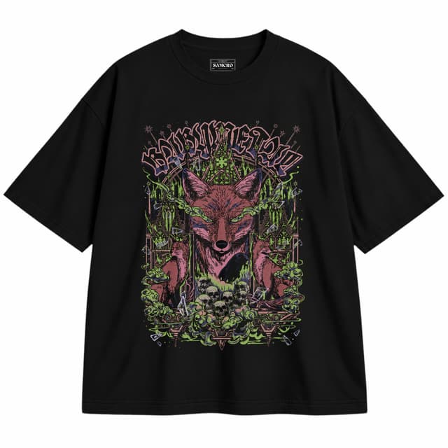 Babymetal - Fox Chapel — Unisex oversize, Negro