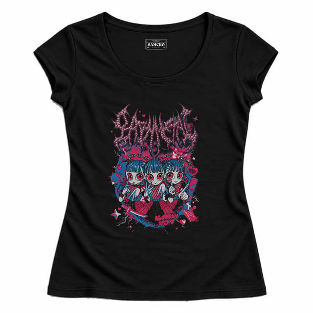 Babymetal - Kxaxwxaxixi — Mujer entallada, Negro