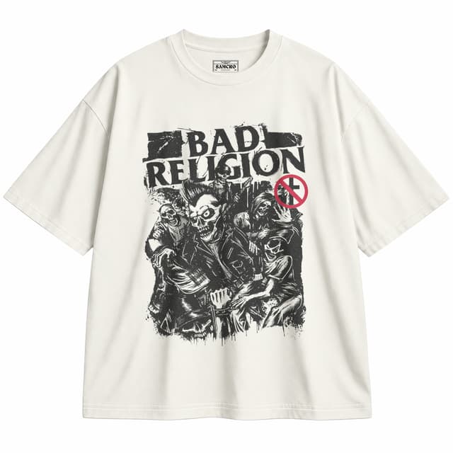 Bad Religion 3 — Unisex oversize, Crema