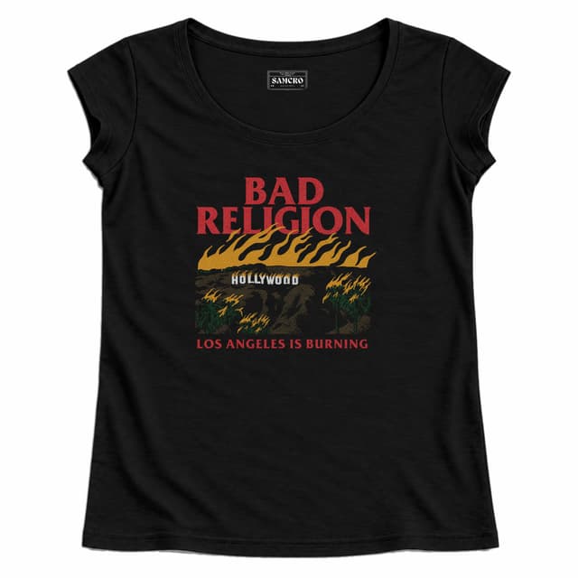 Bad Religion - Burning — Mujer recta, Negro
