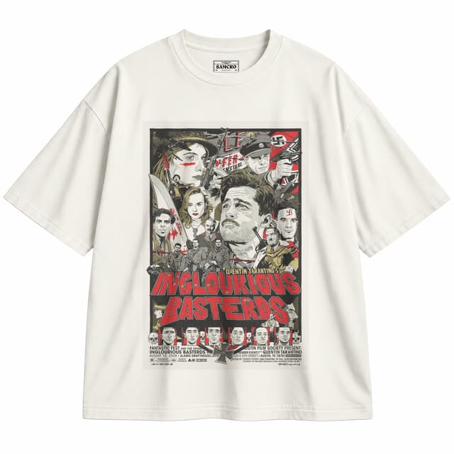 Bastardos sin Gloria 1 — Unisex oversize, Crema