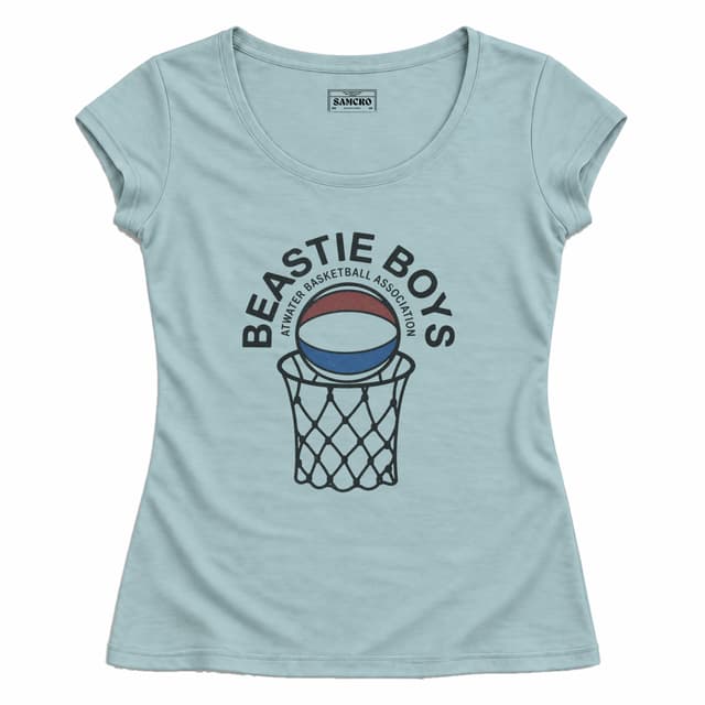 Beastie Boys - Atwater Basketball Association — Mujer entallada, Celeste