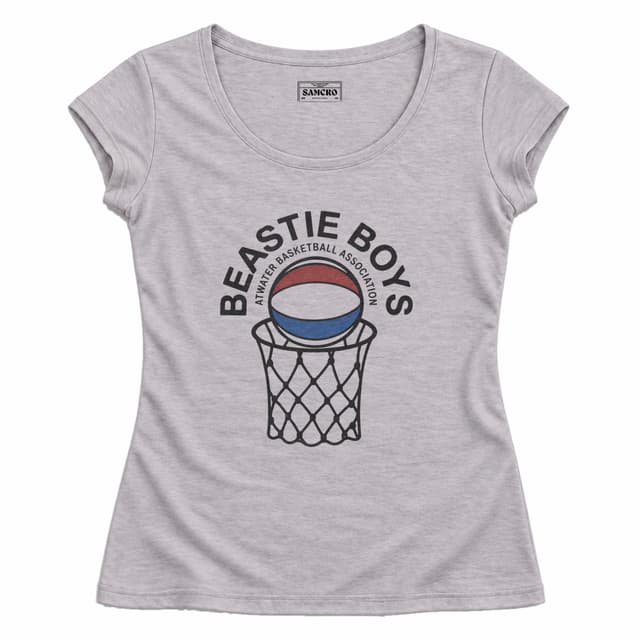 Beastie Boys - Atwater Basketball Association — Mujer entallada, Gris