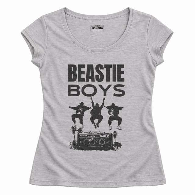 Beastie Boys - Biography Three Misfits — Mujer entallada, Gris