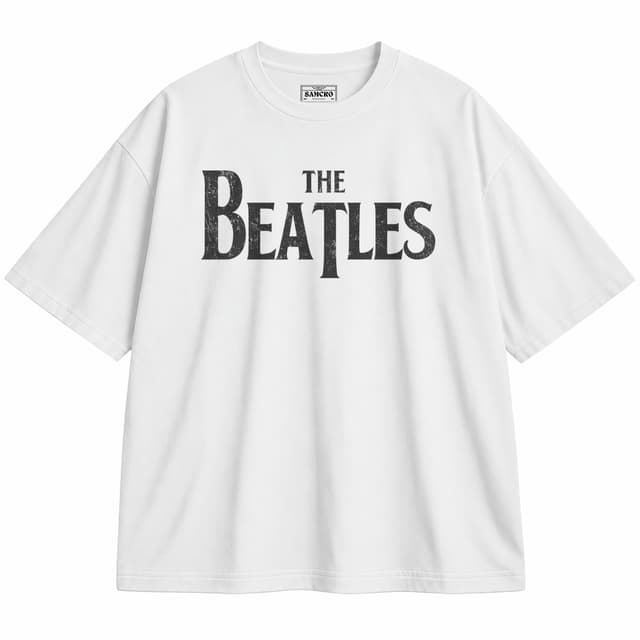 Beatles 1 — Unisex oversize, Blanco