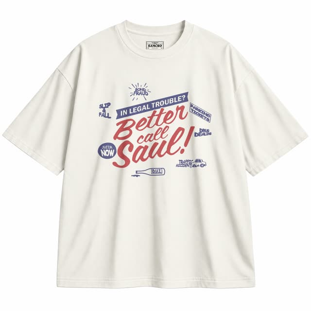 Better Call Saul 4 — Unisex oversize, Crema