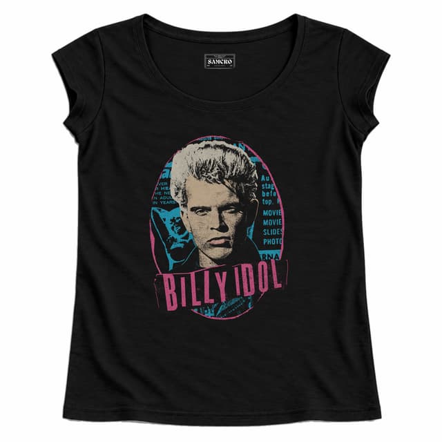 Billy Idol - Oval — Mujer recta, Negro