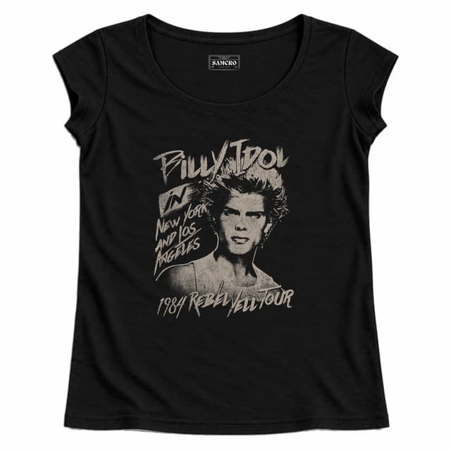 Billy Idol - Rebel Yell Tour 1984 — Mujer recta, Negro
