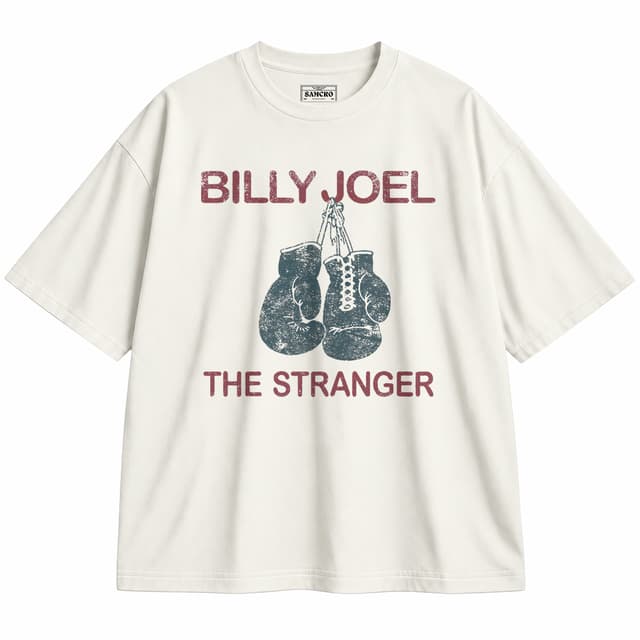 Billy Joel 3 — Unisex oversize, Crema