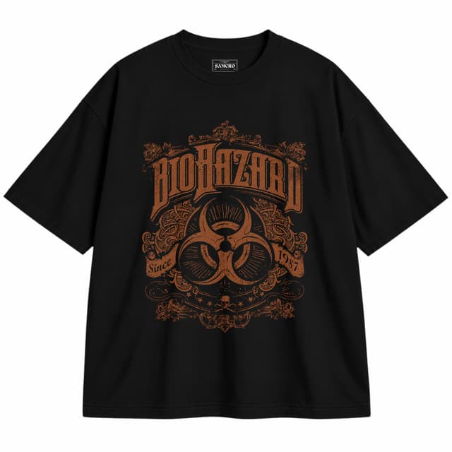 Biohazard - Since 1987 — Unisex oversize, Negro