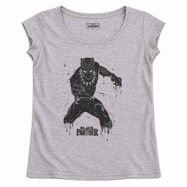 Black Panther 4 — Mujer recta, Gris